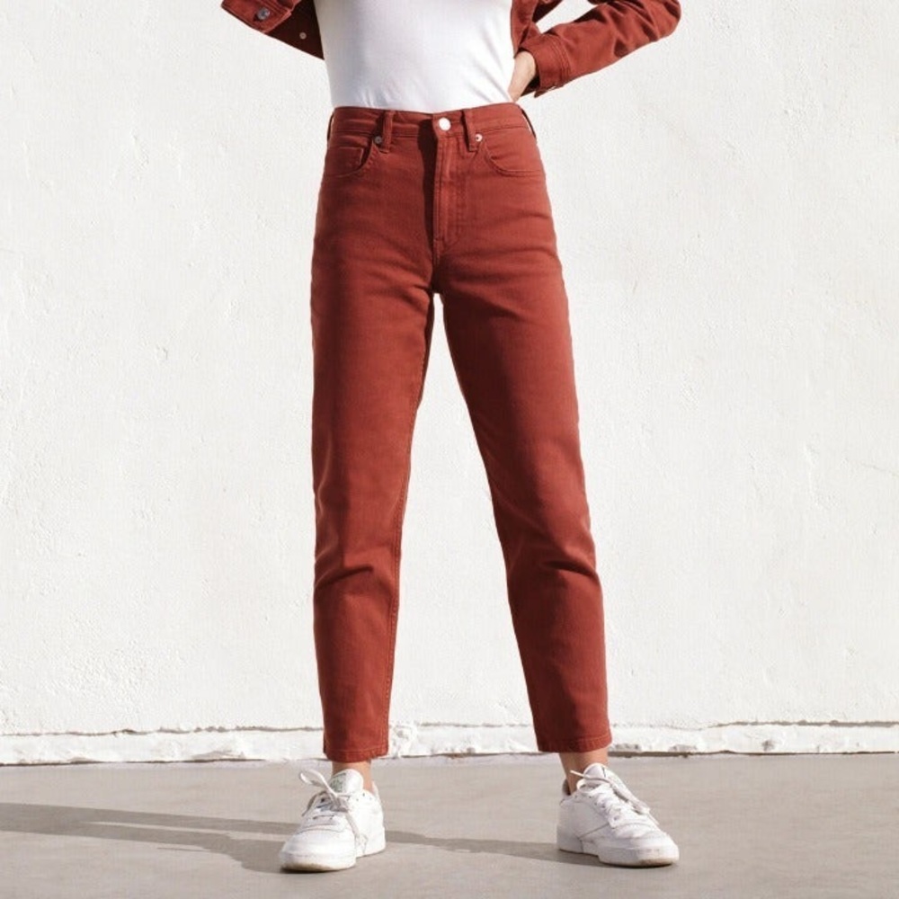 The Edition 01 Straight Jean Crimson